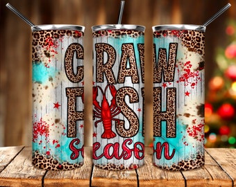 Crawfish season png 20oz tumbler sublimation design download, Happy Mardi Gras tumbler png, Crawfish tumbler png, sublimate download