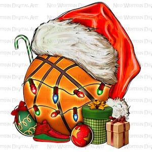 Christmas Basketball png sublimation design download, Christmas png, Basketball png, Christmas sport png, sublimate designs download