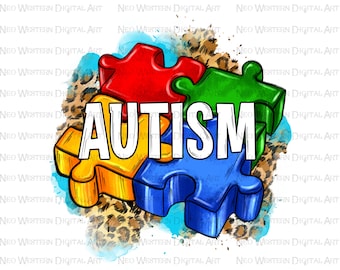Puzzle Teile Autismus png Sublimation Design download, Autismus Bewusstsein png, Autismus Leben png, Autismus Puzzle png, Sublimate Designs download