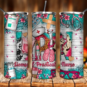 LPN 20oz tumbler sublimation design download,  Licensed Practical Nurse png,Nurse tumbler png,western tumbler png,sublimate designs download