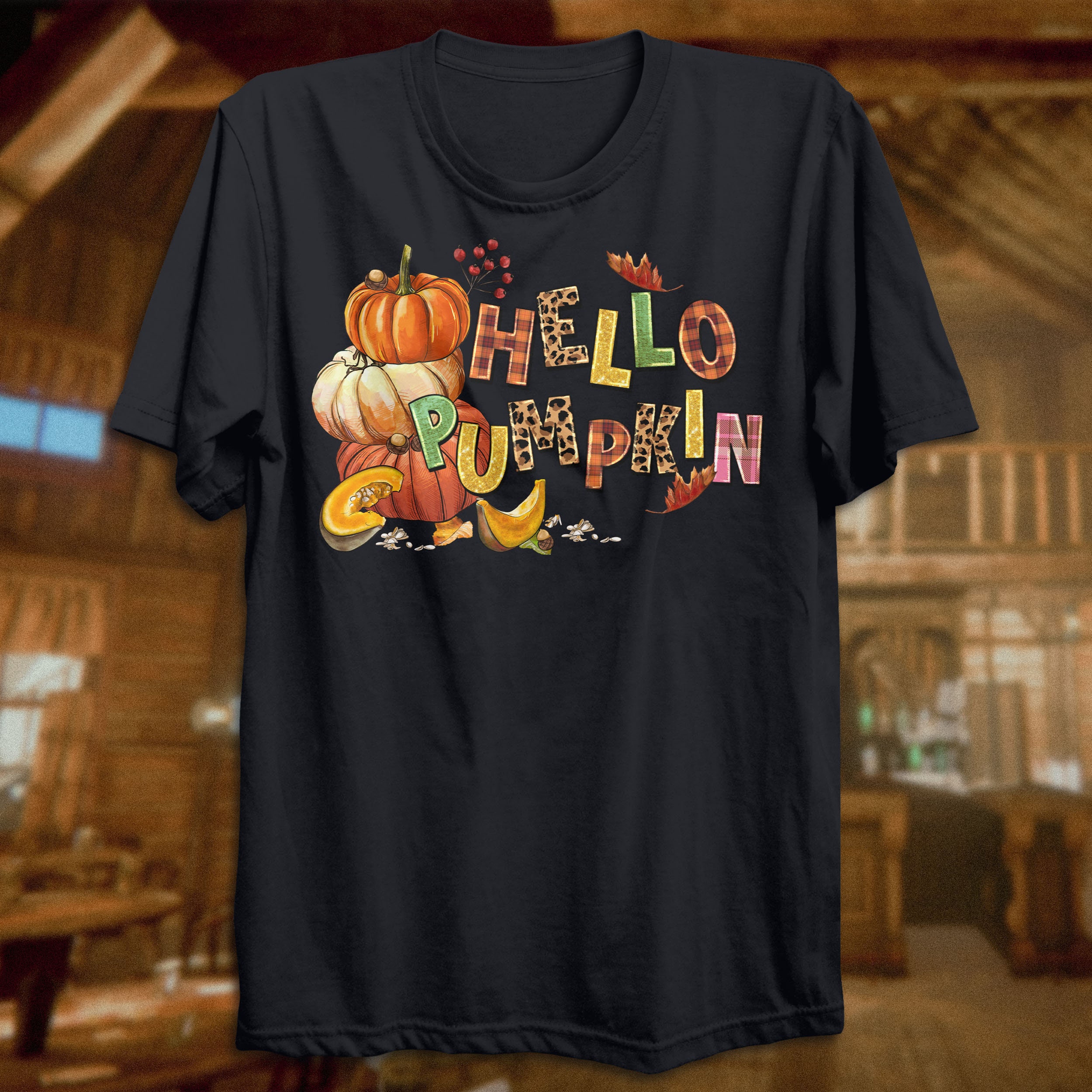 Hello Pumpkin Png Sublimation Design Download, Fall Vibes Png, Autumn ...