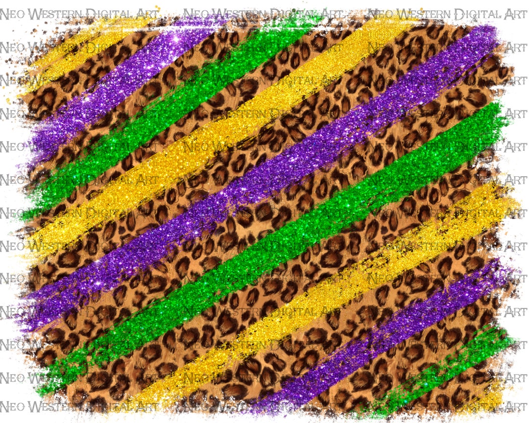 Mardi Gras With Glitter Background Png Sublimation Design Download ...
