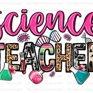 Science Teacher png sublimation design download, Teacher&#39;s Day png, Science png, Teacher life png, sublimate designs download