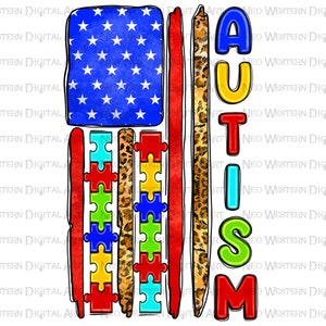 Autism American flag png sublimation design download, Autism awareness png, Autism life png, Autism puzzle png, sublimate designs download