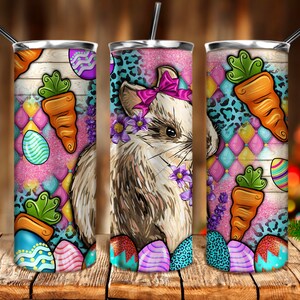 Easter Bunny 20oz tumbler sublimation design download,Happy Easter Day png,western tumbler png,Easter tumbler png,sublimate designs download