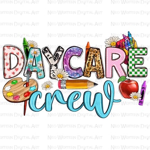 Kindertagesstätte Crew png Sublimation Design download, Kindertagesstätte png, Kindertagesstätte Liebe png, Kindertagesstätte Leben png, sublimieren designs download