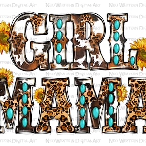 Western girl mama png sublimation design download, western mama png, Mother&#39;s Day png, girl mama png,mom life png,sublimate designs download