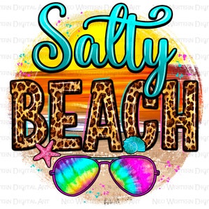 Salty beach png sublimate designs download, sommer vibes png, sommer urlaub png, beach vibes png, sublimate designs download