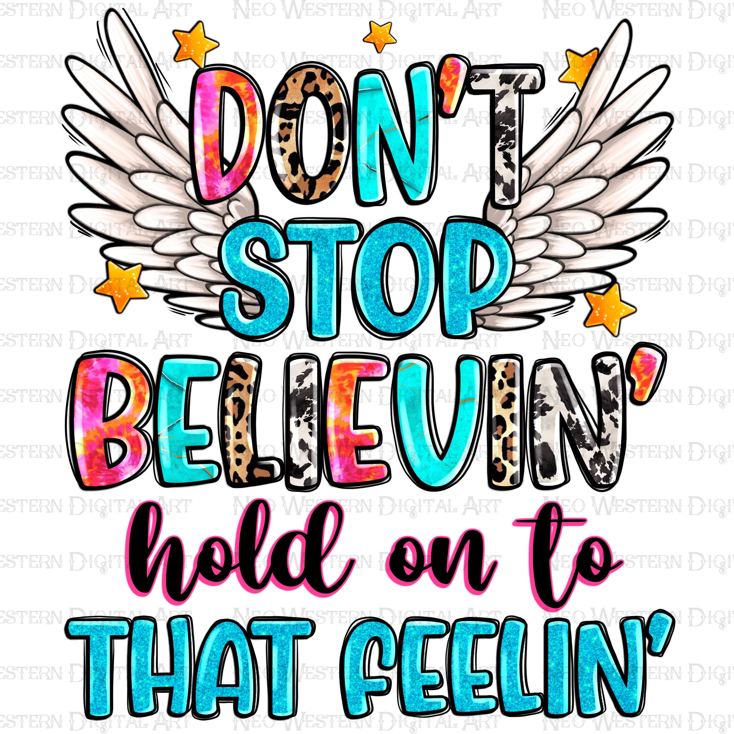 Dont Stop Believing Journey - Etsy