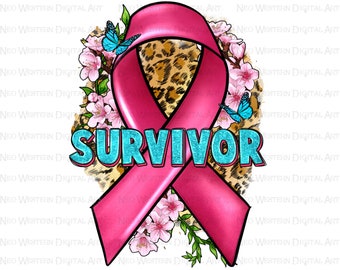 Krebs Überlebende png Sublimation Design download, Brustkrebs png, Cancer Awareness png, Cancer Ribbon png, sublimieren designs download