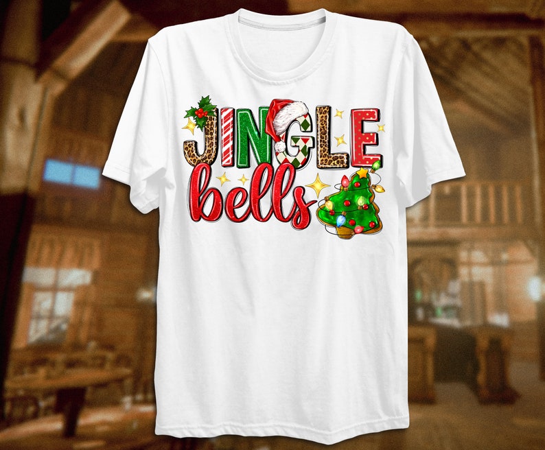 Jingle Bells Png Sublimation Design Download Christmas Png - Etsy