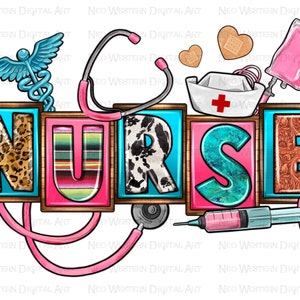 Nurse license letters png sublimation design download, western Nurse png, Nurse life png, Nursing png, sublimate designs download