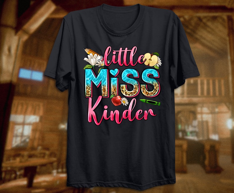 Little Miss Kinder Png Sublimation Design Download, Back to School Png ...