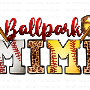Ballpark mimi png sublimation design download, Softball png, game day png, sport mimi png, Baseball png, sublimate designs download