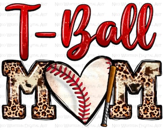 T-ball mom png sublimation design download, Mother's Day png, Baseball png, game day png, sport mom png, sublimate designs download