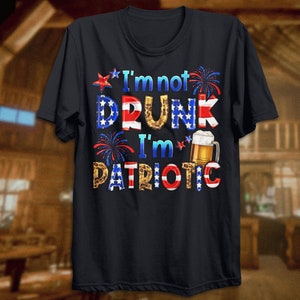 T-shirt Humoristique Américain "I'm Not Drunk I'm Amazing" - Neuf Avec étiquettes, Unisexe Adulte