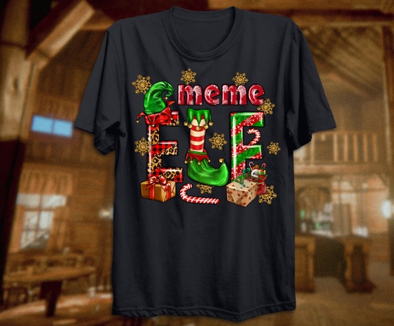 Meme Elf T-shirt, meme, png