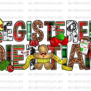 Registered Dietitian Christmas png sublimation design download, Dietitian png, Christmas Dietitian png, sublimate design download