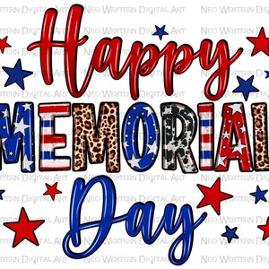 Happy Memorial Day png Sublimation Design download, 4. Juli png, Unabhängigkeitstag png, Amerikanische Flagge png, Sublimate Designs download