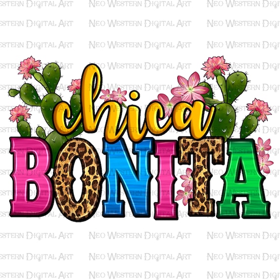 Chica Bonita Png Sublimation Design Download, Cinco De Mayo Png
