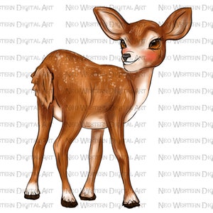 Sweet Deer png sublimation design download, Baby Deer png, Sweet Deer png, hand drawn Deer png, cute deer png, sublimate designs download