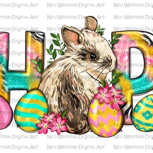 Hop Rabbit Easter png sublimation design download, Happy Easter Day png, Easter Bunny png, sublimate designs download