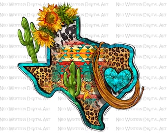 Västra Texas karta png sublimeringsdesign nedladdning, Texas png, västra karta png, Texas delstat png, sublimerade designer nedladdning