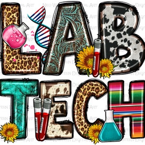 Lab Tech png sublimation design download, Lab Technician png, laboratory png, Medical png, western Lab Tech png, sublimate designs download