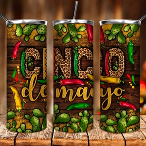 Cinco de mayo tumbler png 20oz tumbler sublimatie design download, Mexicaanse tumbler png, western tumbler png, sublimate designs download