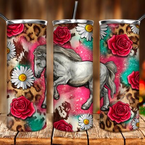 Leopard cowhide pink glitter horse tumbler png 20oz tumbler sublimation design download,western animal tumbler png,sublimate download