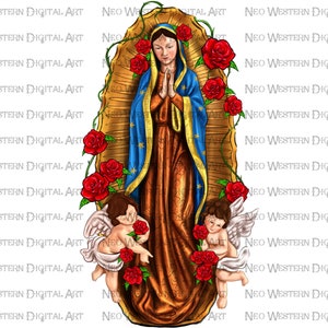 Our Lady of Guadalupe Png,Virgen de Guadalupe png,Latina Mexican png, Guadalupe png, Virgin Mary sublimation, sublimate designs download