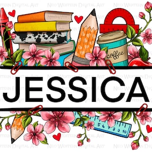 Custom name Teacher png sublimation design download, personalized Teacher png, Teacher's Day png, Teacher png, sublimate designs download