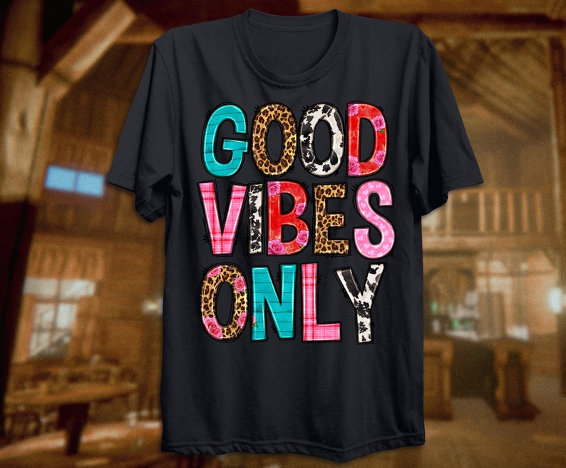 Good Vibes Only Png Sublimation Design Download, Valentine's Day Png ...