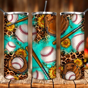 Baseball leopard turquoise 20oz tumbler sublimation design download, sport png, baseball tumbler png, western tumbler png,sublimate download