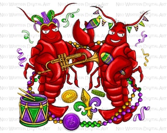 Crawfish Party Mardi Gras png Sublimation Design download, Mardi Gras png, Crawfish png, Mardi Gras Party png, sublimate designs download