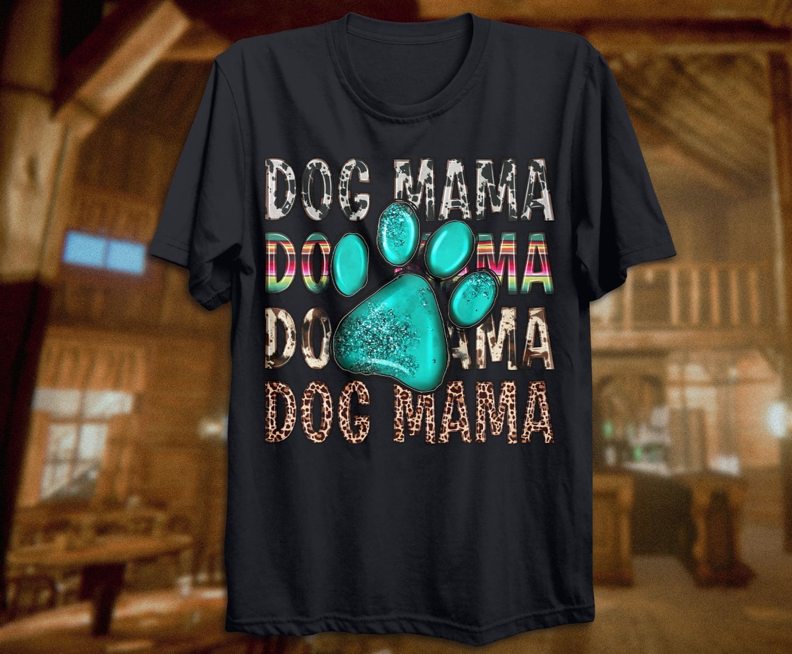 Dog Mama Png Sublimation Design Download, Mother's Day Png, Western Dog ...