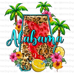 Sommer Alabama Karte png sublimieren designs download, sommer vibes png, palmen png, sommer urlaub png, sommer png, sublimieren designs download