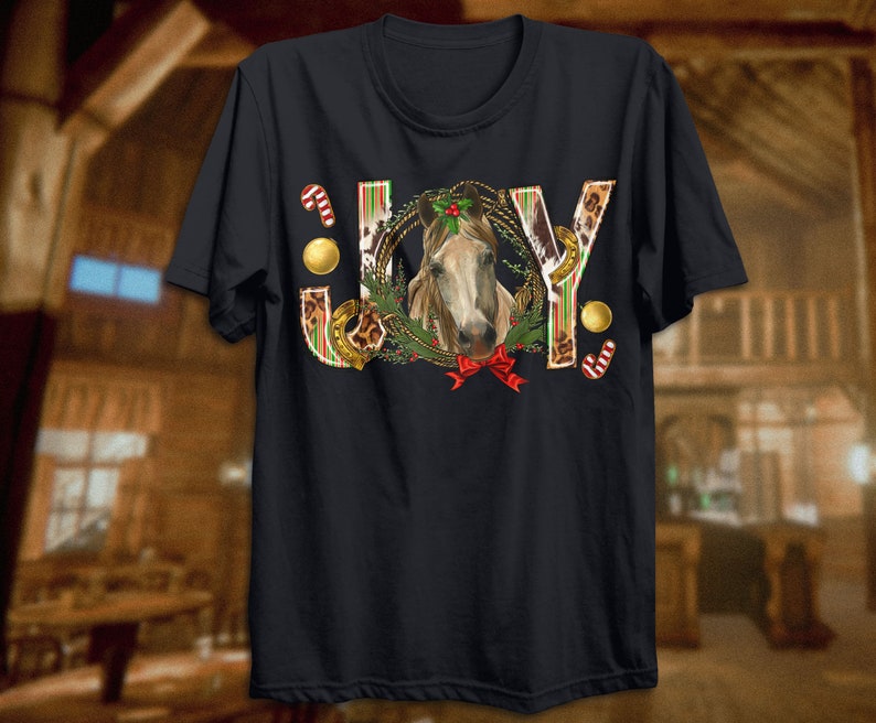 Joy With Horse Png Sublimation Design Download, Christmas Png ...