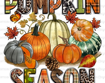 Pumpkin season png sublimation design download,Fall leaves png,western pumpkin png,Hello Fall png, Fall vibes png,sublimate designs download