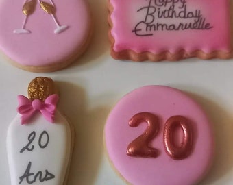 Biscuits décorés anniversaire