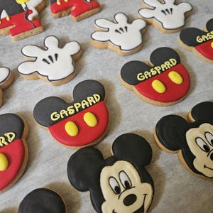 Biscuits personnalisés Mickey et Minnie