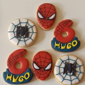 Biscuits personnalisés Spiderman image 3