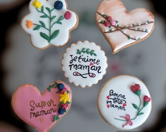 Biscuits personnalisés Fête des mères