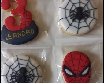 Biscuits personnalisés Spiderman