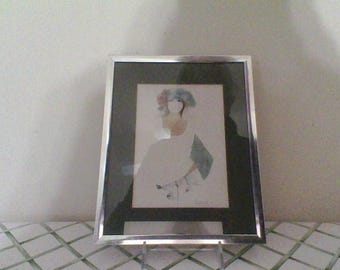 Christine Rosamond Signed Limited Edition Lithograph - Fashionable