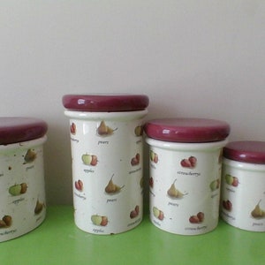 Vintage busje set van 4