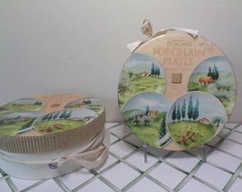 Zestaw 8 talerzyków na przystawki Vintage Tuscany
