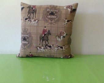 Equestrian Tapestry Cushion