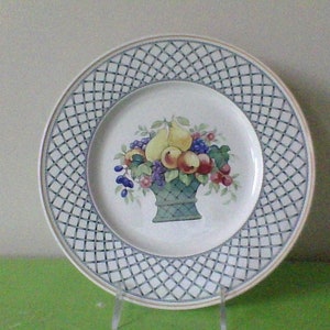 Villeroy and Boch Set of 4 Dinner plates Basket Pattern