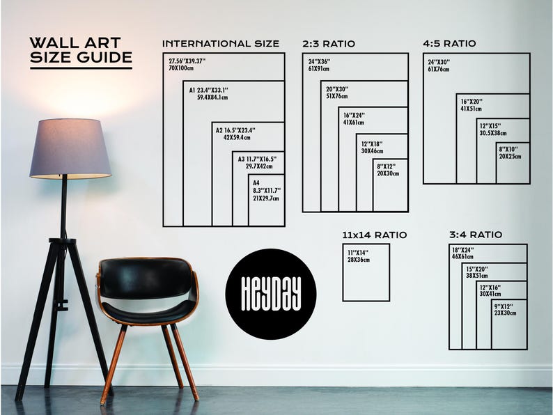 Ja Poster - Moderne Typografie Wandkunst, zeitgenössisches Wohndekor (Digitaler Download) Bild 5